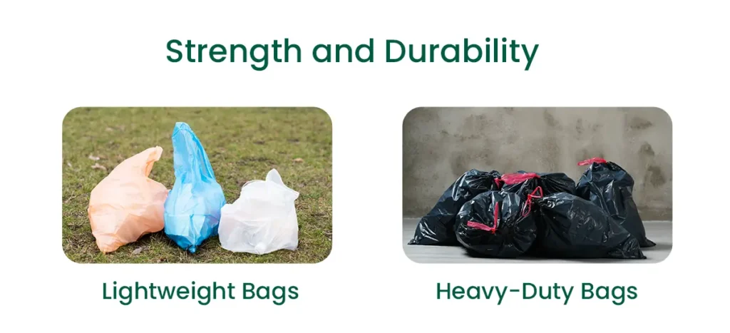 bio compositable bags strength & durability